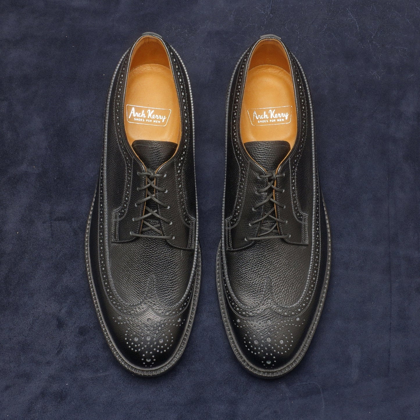 22354 Long Wing Black Cashmere Calf