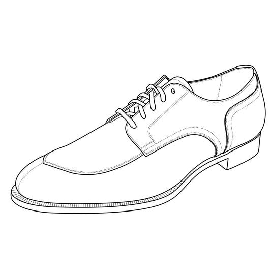 SHINKI-HIKAKU Shin Cordovan 314x3 / Algonquin Split Toe Blucher Oxford