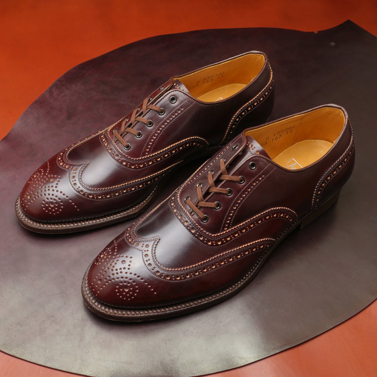 Horween Shell Cordovan 312x3 / Wingtip Oxford