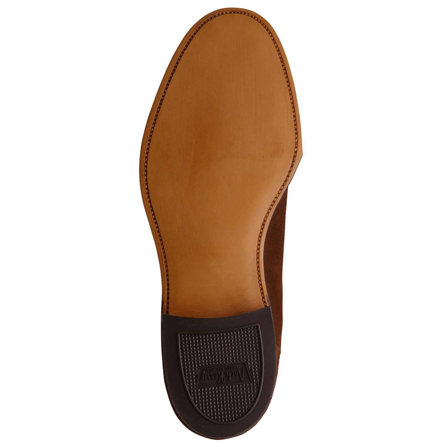 31362 / U-Throat Wholecut Oxford Polo Brown Suede