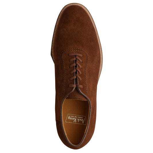 31362 / U-Throat Wholecut Oxford Polo Brown Suede