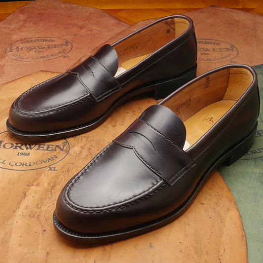 21533 Unlined Handsewn Loafer Burgundy cordovan