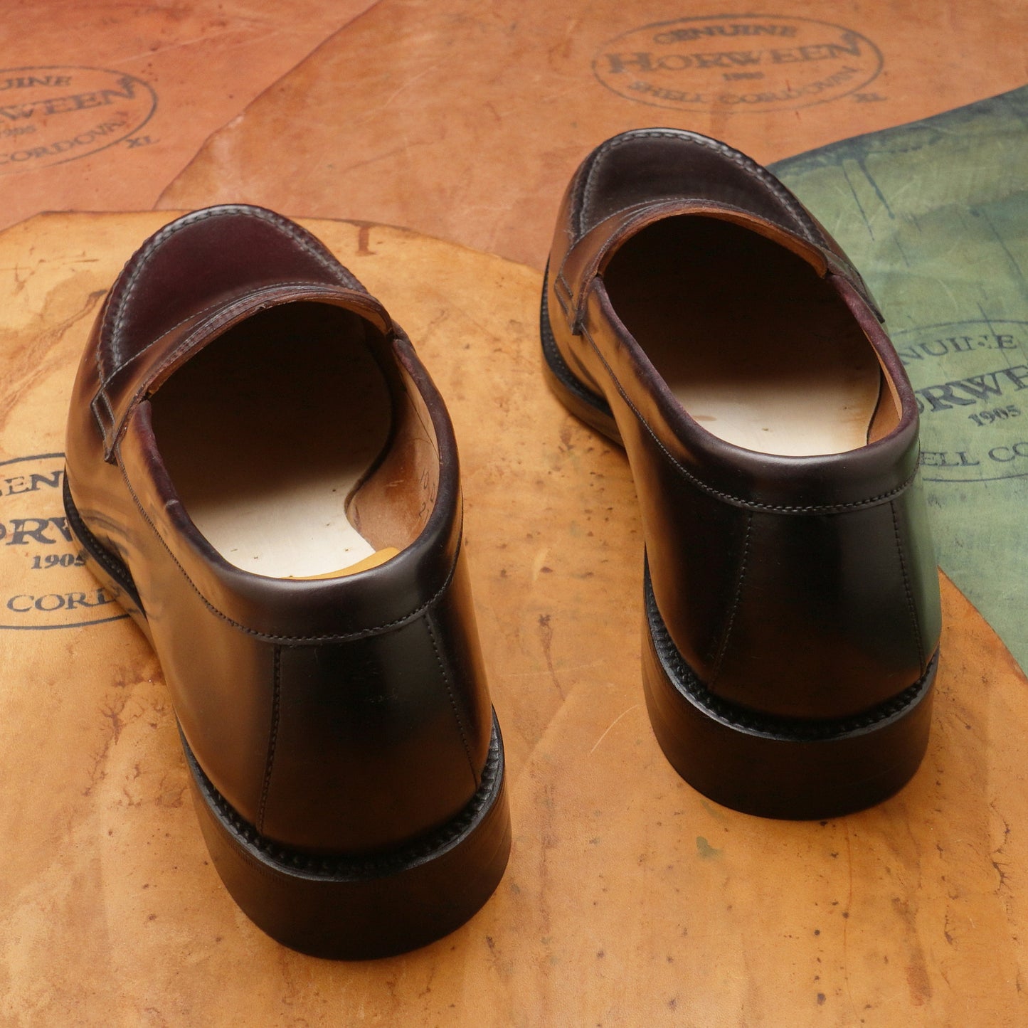 21533 Unlined Handsewn Loafer Burgundy cordovan