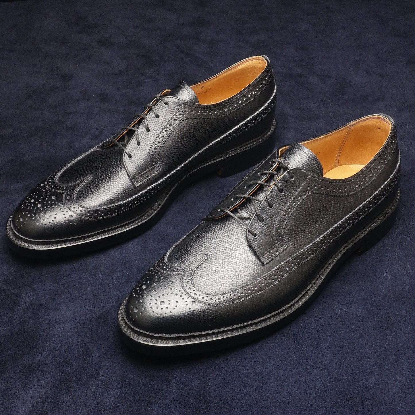 22354 Long Wing Black Cashmere Calf