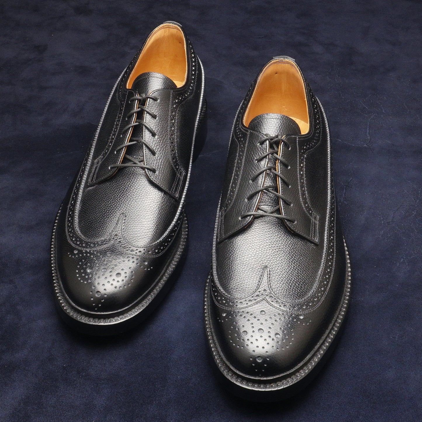 22354 Long Wing Black Cashmere Calf