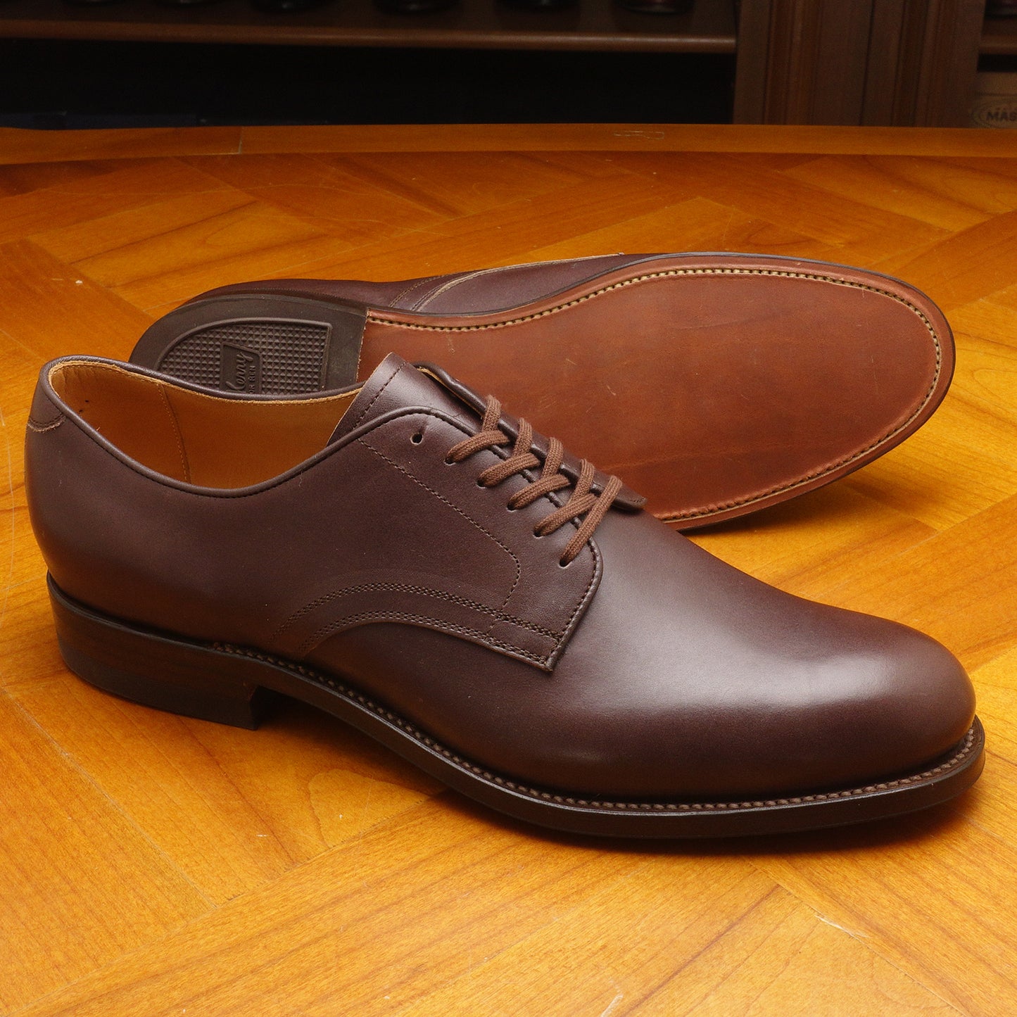 24721 / Navy Last Service Shoes Brown